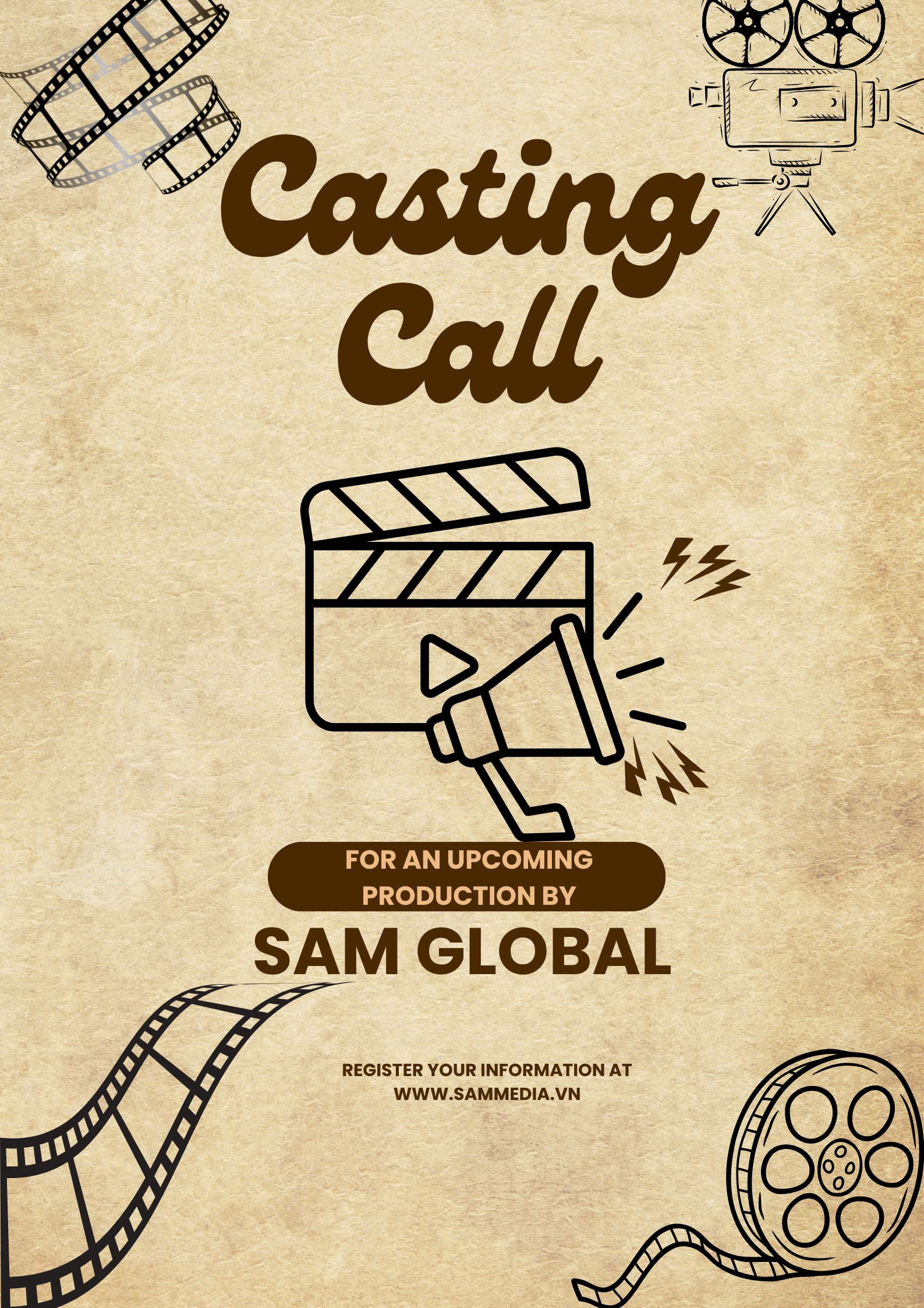 CASTING CALL PHIM MỚI - NHÀ SAM